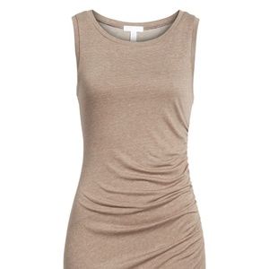 Leith Ruched Bodycon Tank Dress